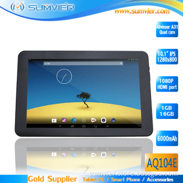 10.1" IPS HD 1280*800 Allwinner Quad Core 3G Android Tablet (AQ104E)